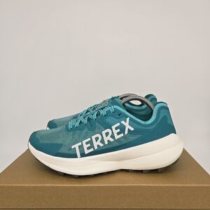 Adidas Women's Terrex Agravic Speed Trail Pure Teal Trail Running Shoes Size 6.5